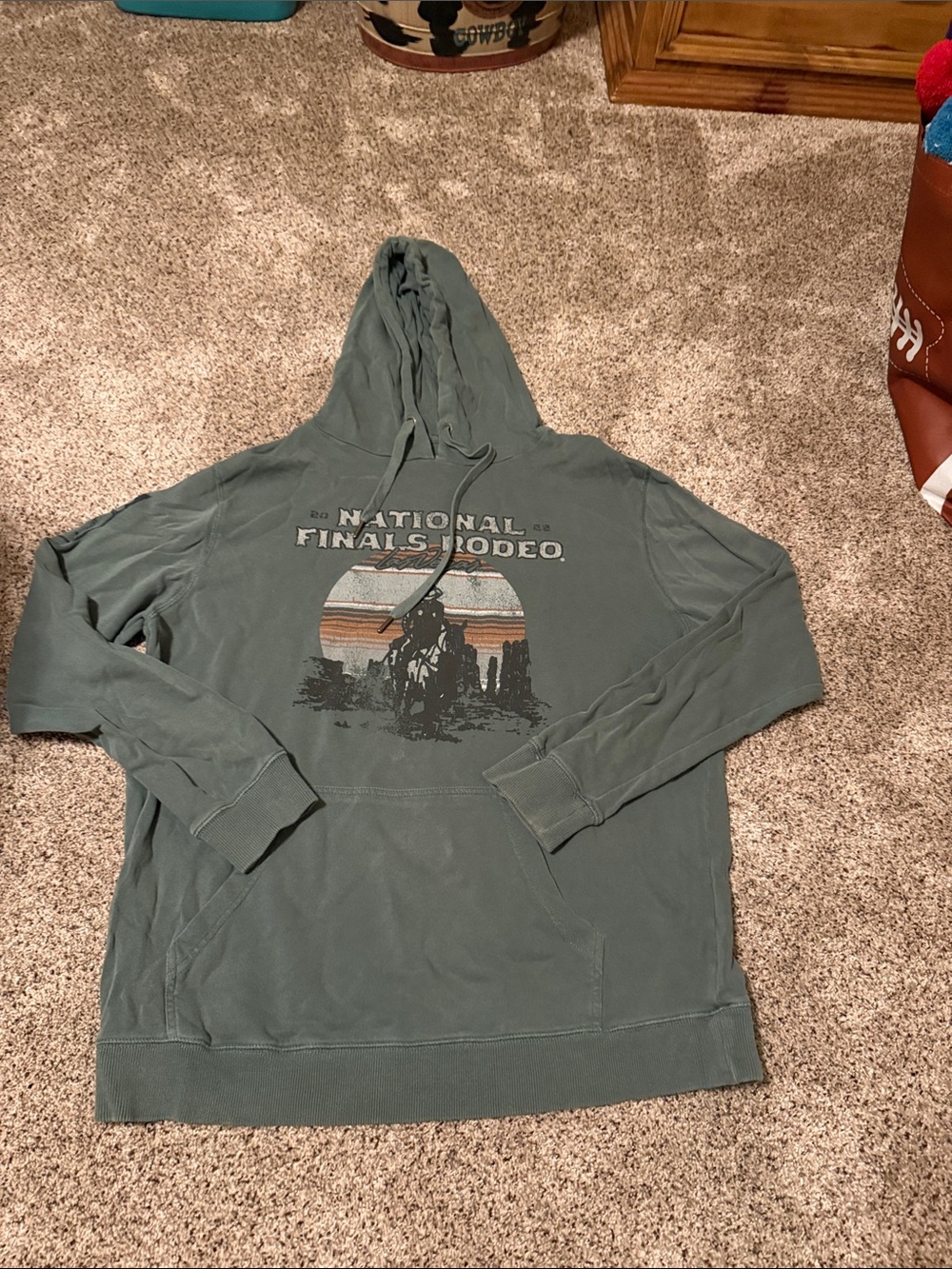 National Finals Rodeo Graphic Hoodie - Green